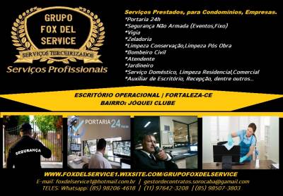 GRUPO FOX DEL SERVICE TERCEIRIZAÇÃO DE LIMPEZA E PORTARIA